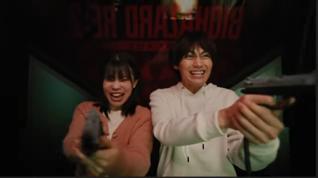 BIOHAZARD RE:2 ARCADE 2인 건슈팅 플레이 모습