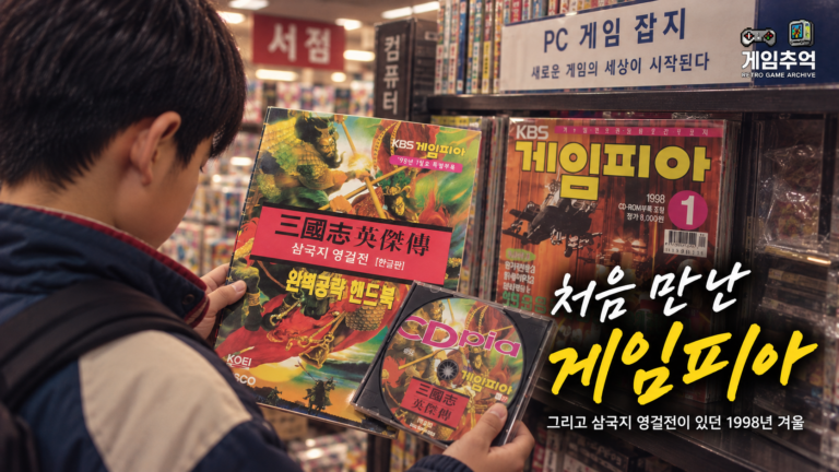 1998년 게임피아 1월호와 삼국지 영걸전 부록 CD를 만났던 추억